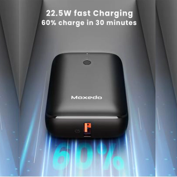 Moxedo Porta-Go Mini Power Bank 10000mAh  22.5 W | Type-C and USB-A - MX-WPB011 ,  - Hover