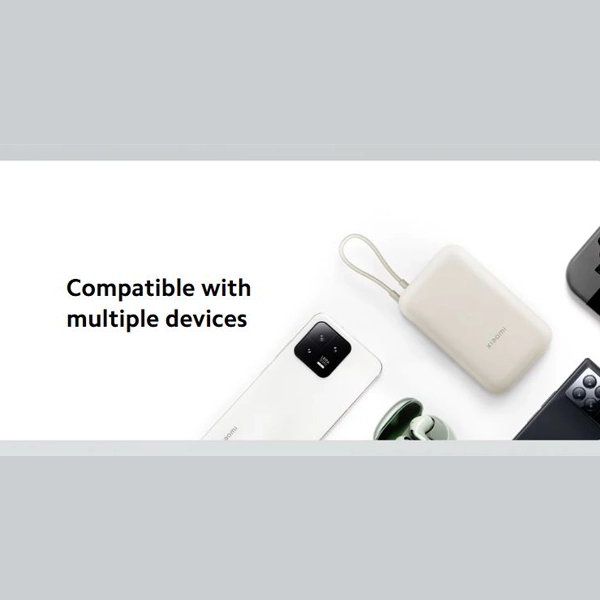 Xiaomi Power Bank 10000mAh (Integrated Cable) ,  - Hover
