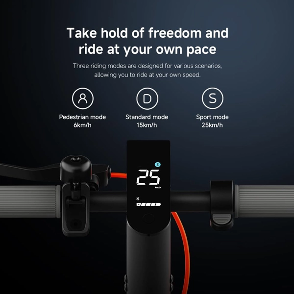 Xiaomi Electric Scooter 4 Lite 2nd Gen  25km Travel Range  25km/h Max. Speed  300W Rated Motor Power  Dual Brake System  10 Inch Tires ,  - Hover