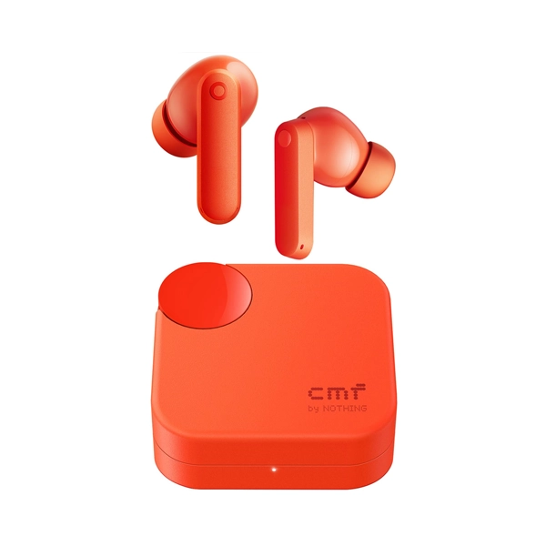 CMF By Nothing Buds 2A True Wireless Earbuds With Mic  35.5 Hours playback  42 dB ANC  IP54 buds / IPX2 Case Water And Dust Resistance , Orange - Hover