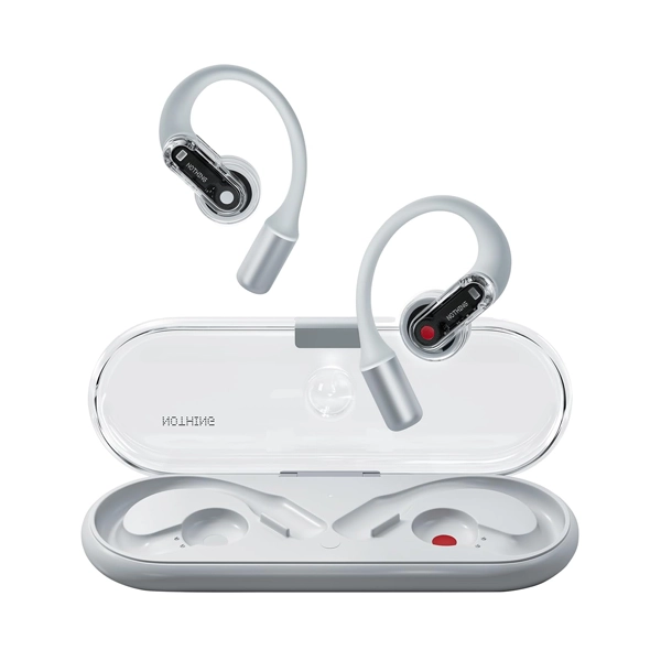 Nothing Ear (open) Open-Ear True Wireless Earbuds   Bluetooth 5.3   30 hours Playback  IP54 Water Resistant , White