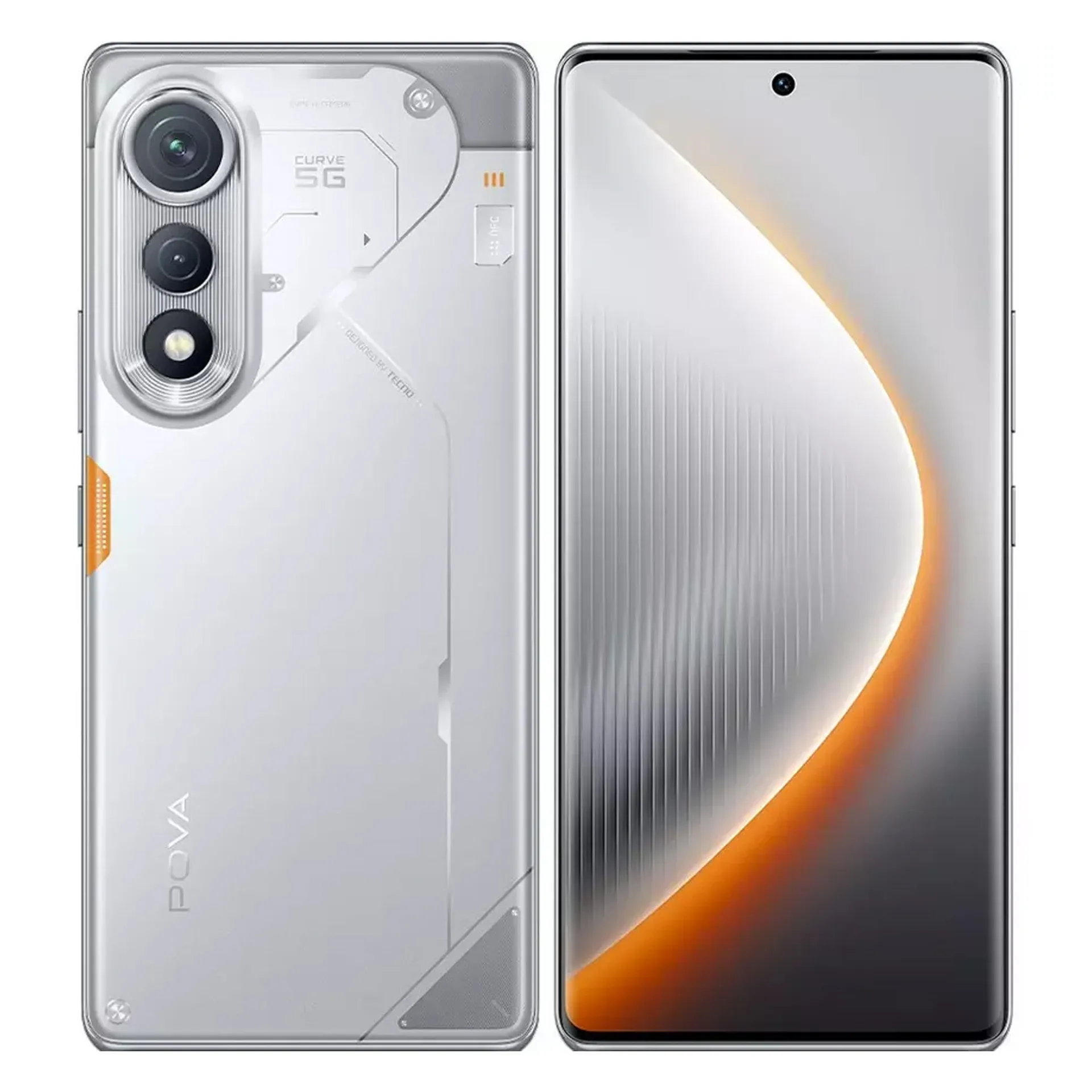 Tecno Pova Curve 5G , 8 GB , 256GB , Magic Silver