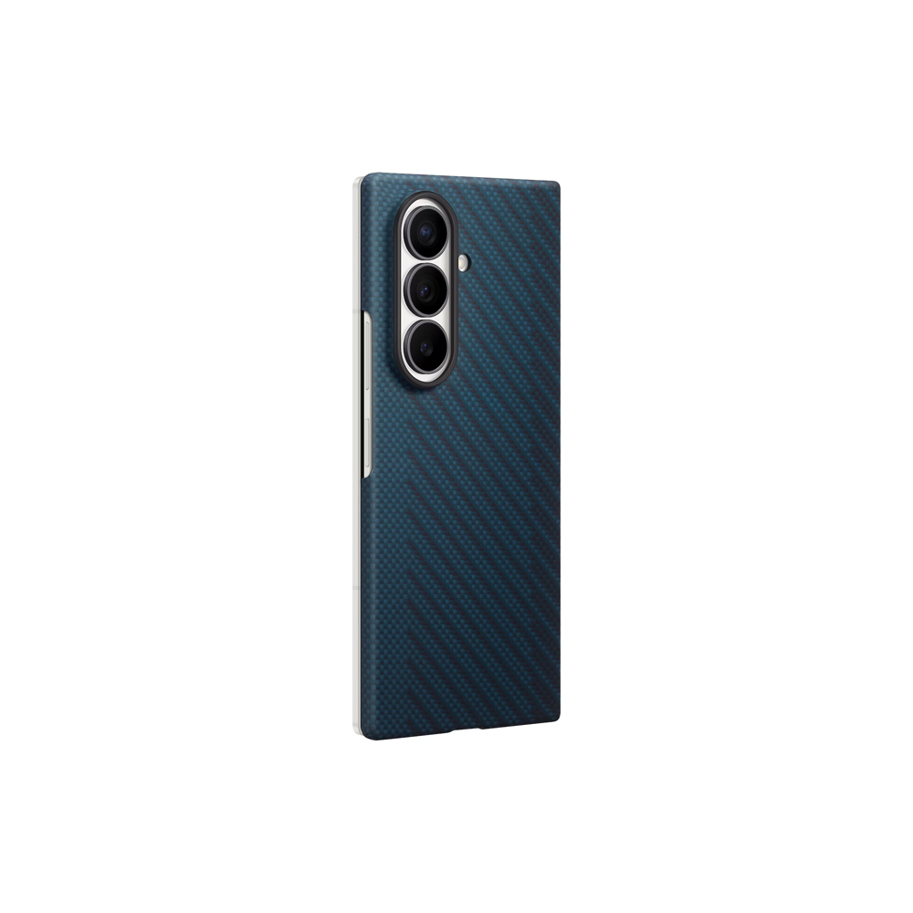 Samsung Galaxy Z Fold8 Ultra Carbon Magnet Case - Blue , Blue - Hover
