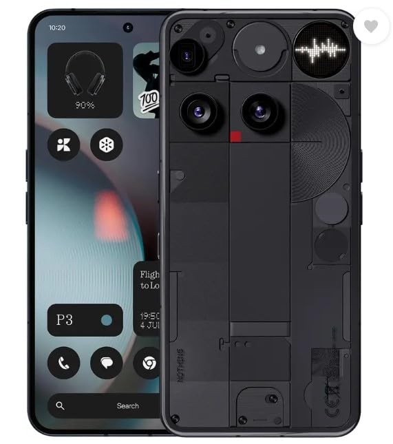 Nothing Phone (3) , black , Android , 16GB , 512GB
