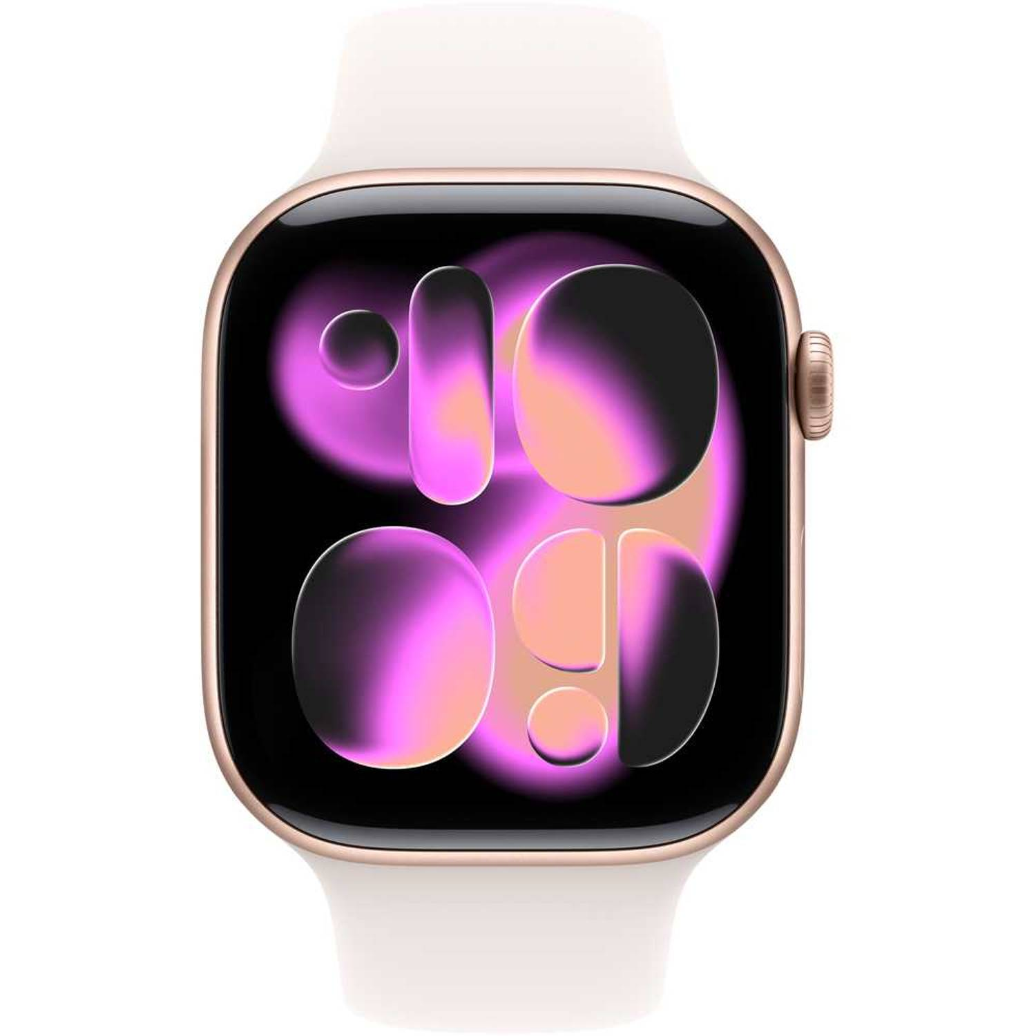 Apple Watch Series 11 GPS , Rose Gold , 46mm , Aluminium , Light Blush Sport Band , S/M - Hover