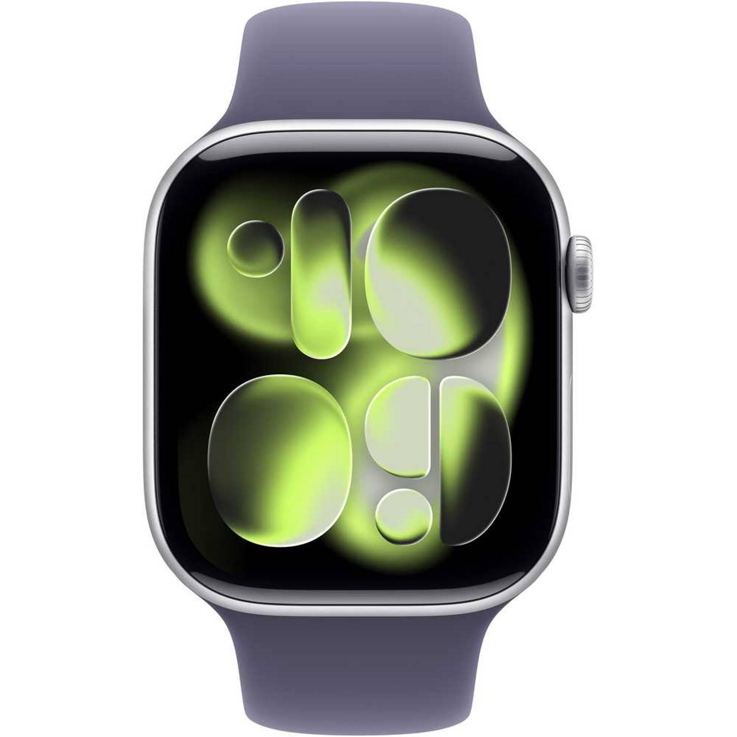 Apple Watch Series 11 GPS , Silver , 46mm , Aluminium , Purple Fog Sport Band , S/M - Hover