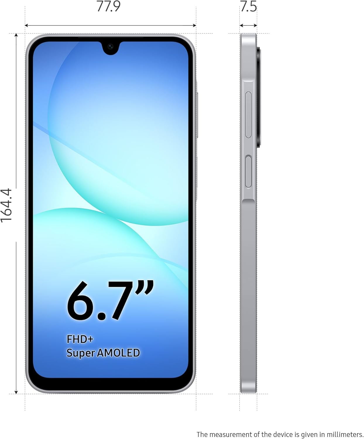 Samsung Galaxy A17 4G , Gray , Android , 4GB , 128GB - Hover