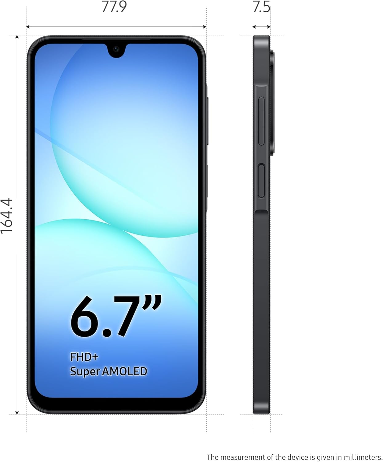 Samsung Galaxy A17 4G , Black , Android , 8GB , 256GB - Hover