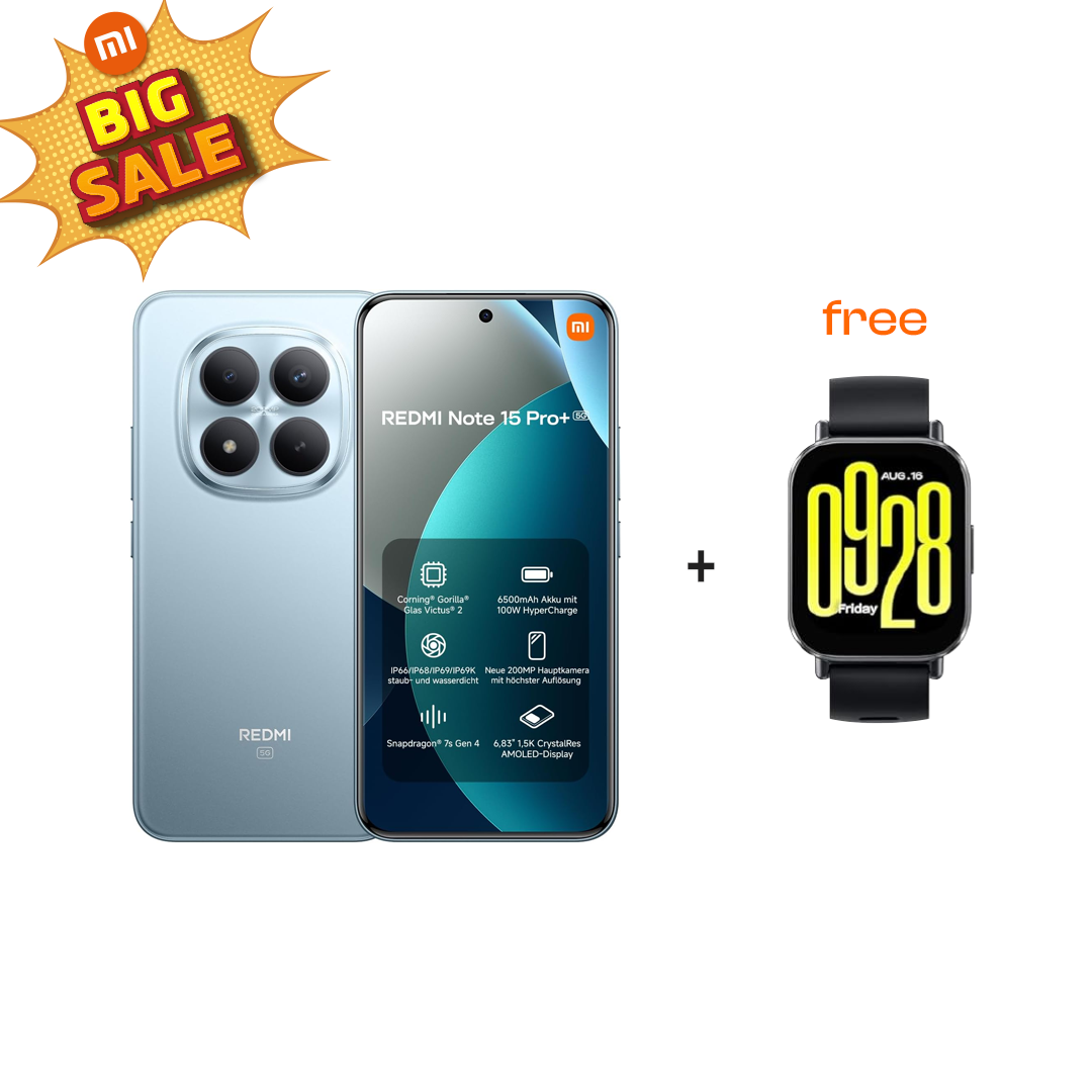 Redmi Note 15 Pro+ 5G , Glacier Blue , Android , 12GB , 512GB