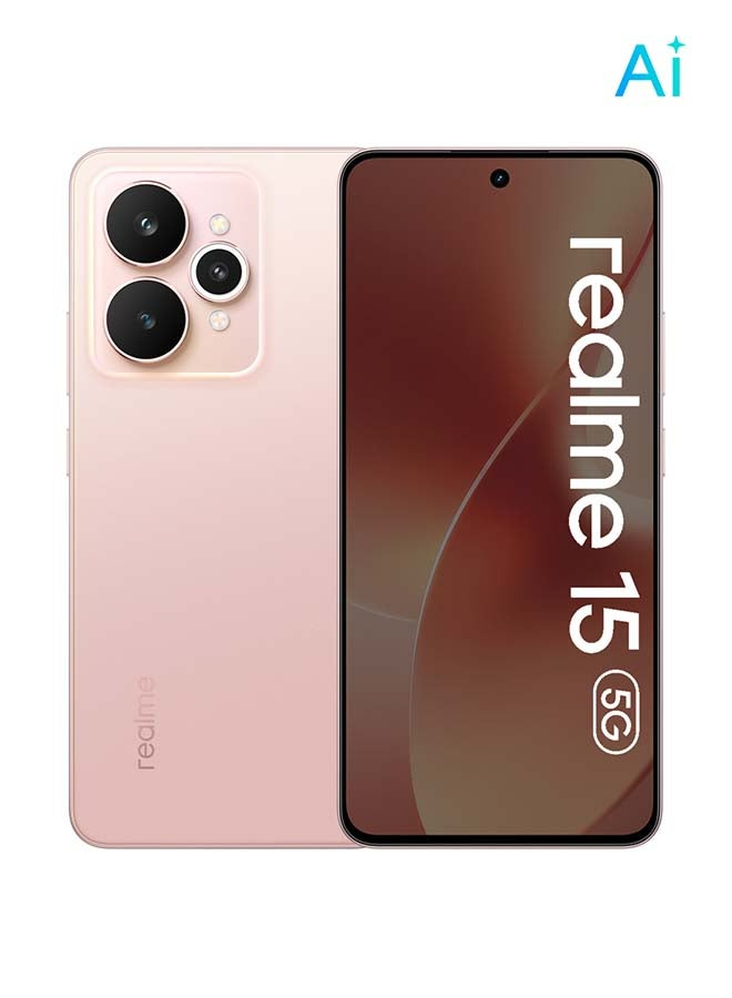 Realme 15 5G , pink , Android , 12GB , 256GB