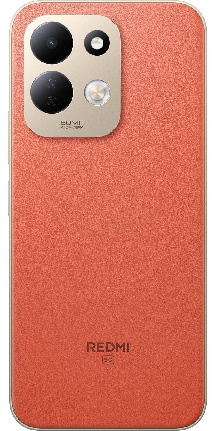 XIAOMI Redmi 17 5G , Orange , Android , 4GB , 128GB