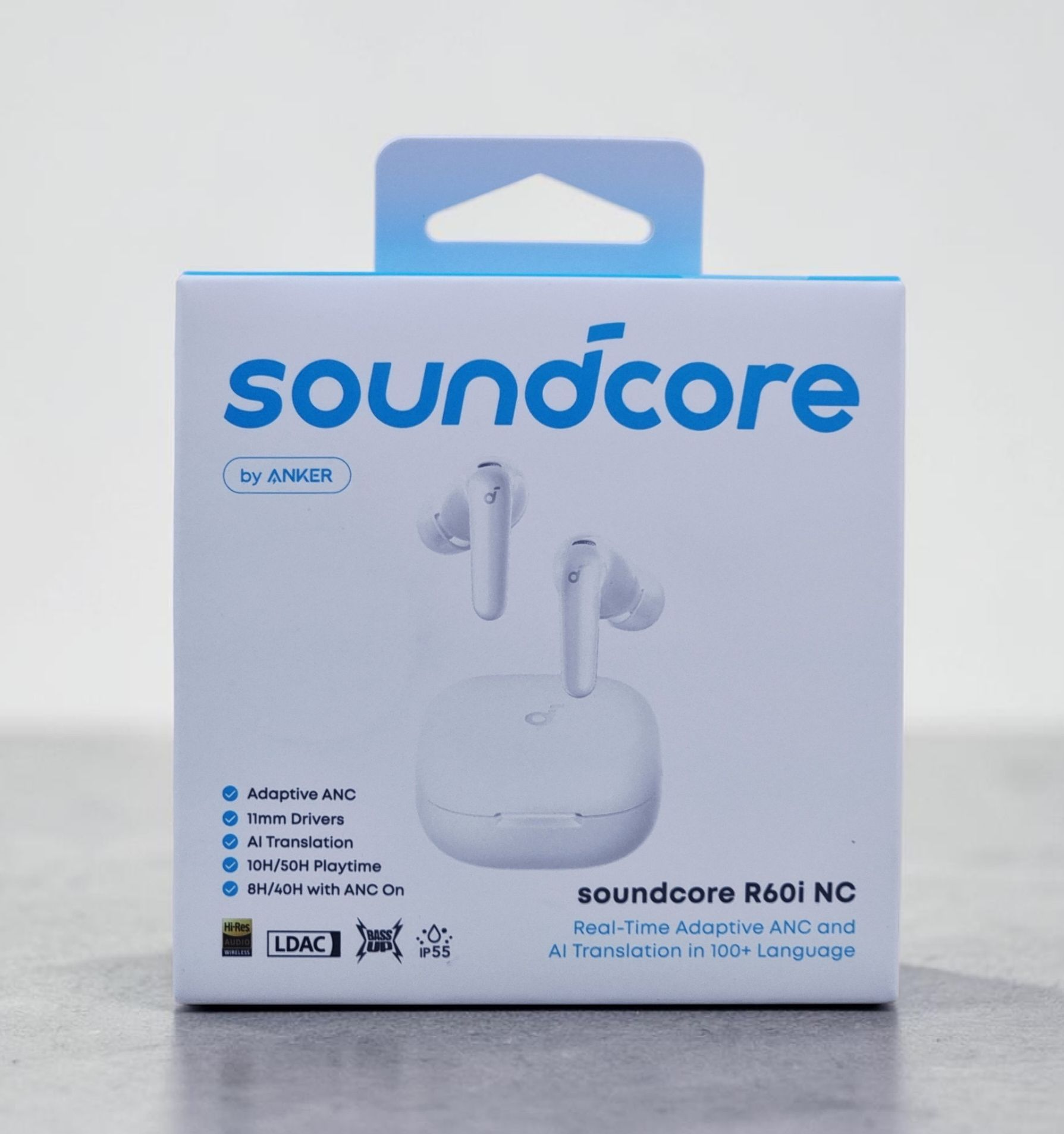 Anker Soundcore R60I NC True Wireless Earbuds , white