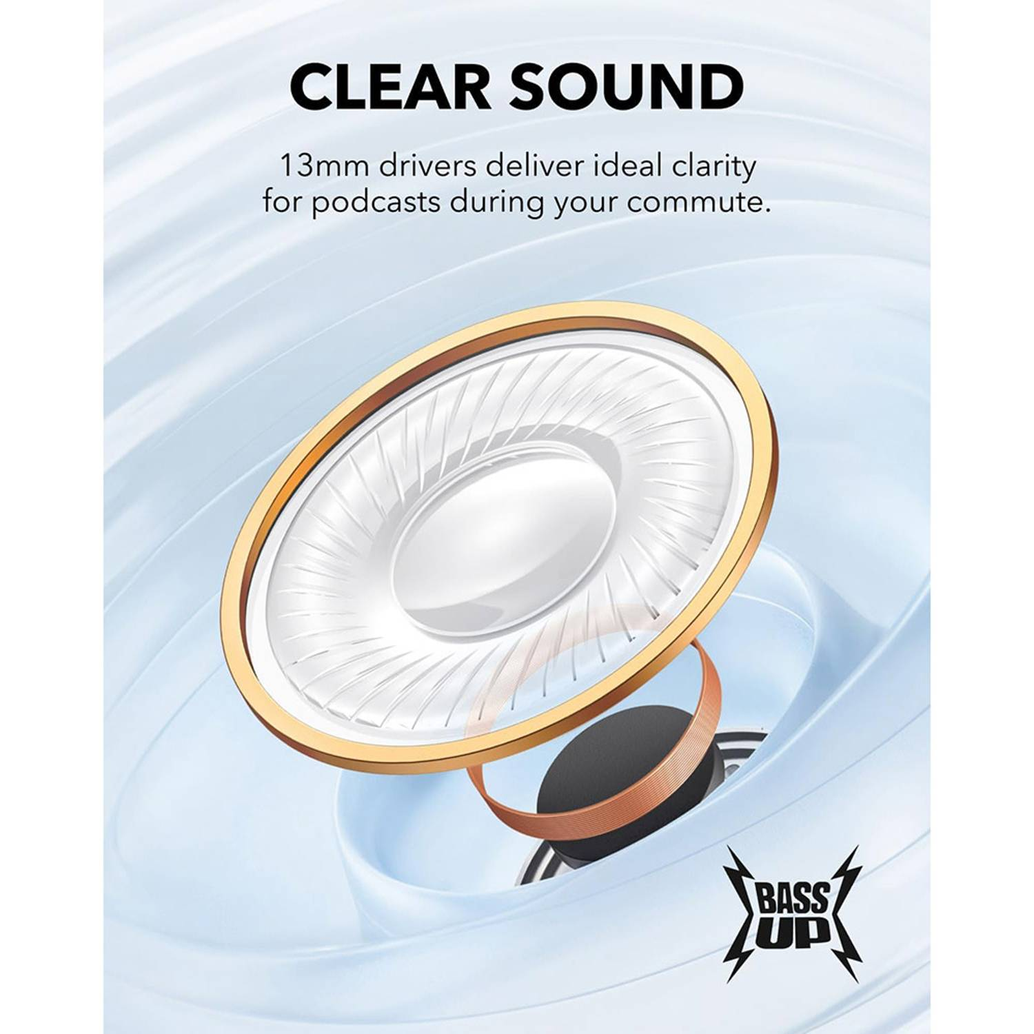 Anker Soundcore K20i In-ear True Wireless Earbud , white - Hover