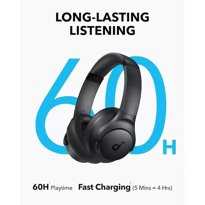 Anker Soundcore Q11I Wireless Over-Ear Bluetooth Headphones , Gray - Hover
