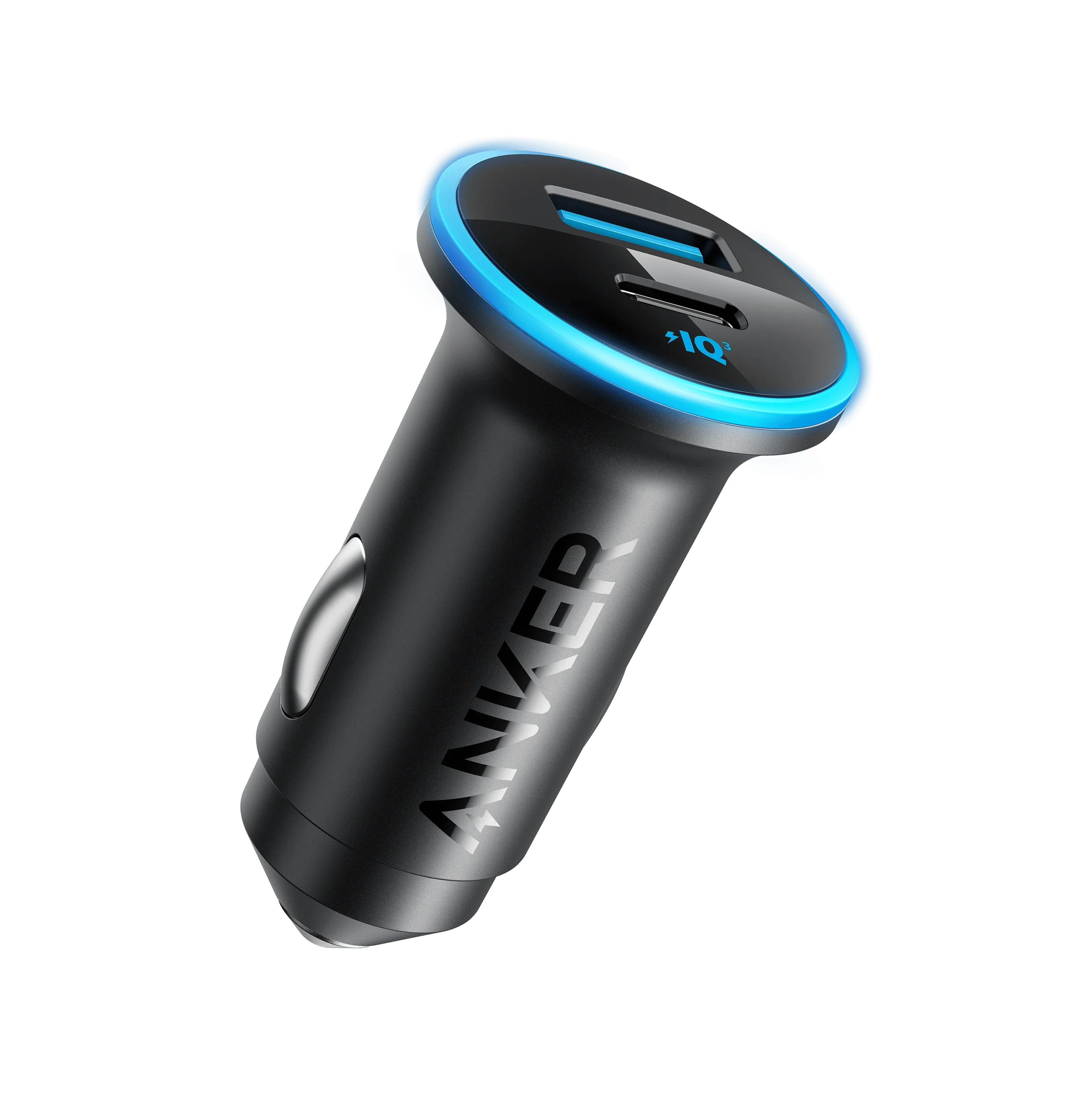 Anker Car Charger Dual Port 52.5W , black