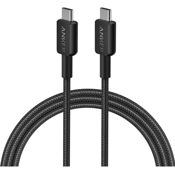 Anker 322 USB-C To USB-C Cable -3 Ft, 60W  Charging Cable , black