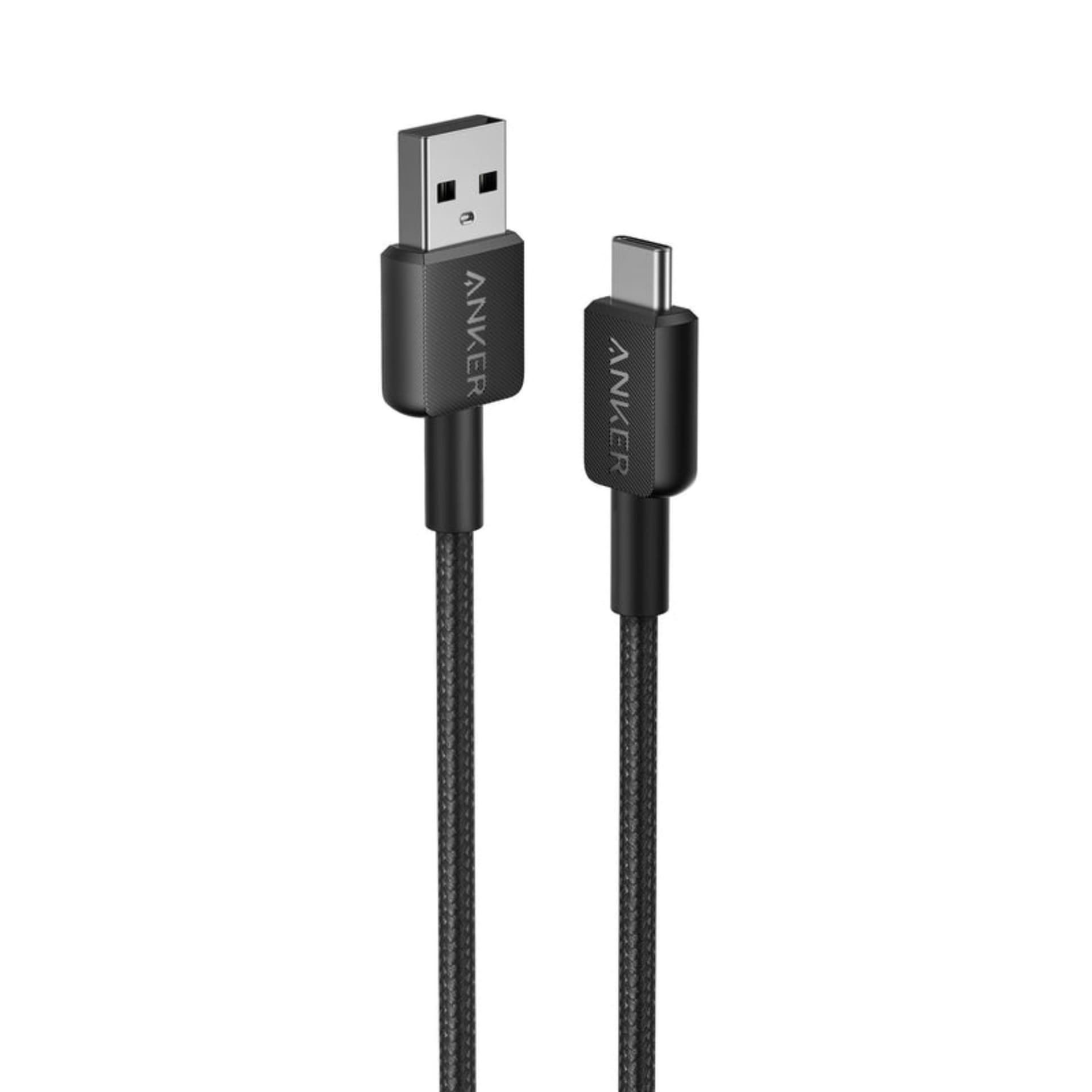 Anker 322 USB-A to USB-C Braided Cable 6ft , black